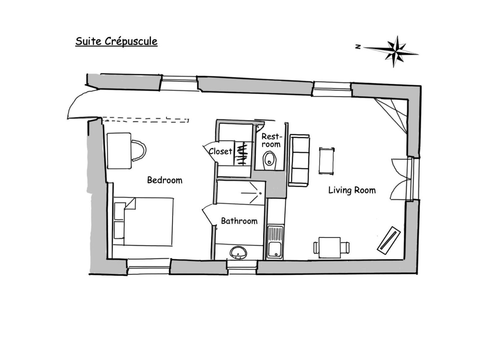 Mastignac Chambre D'Hote Valréas Buitenkant foto